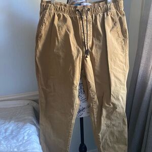 Old navy khaki jogger pants